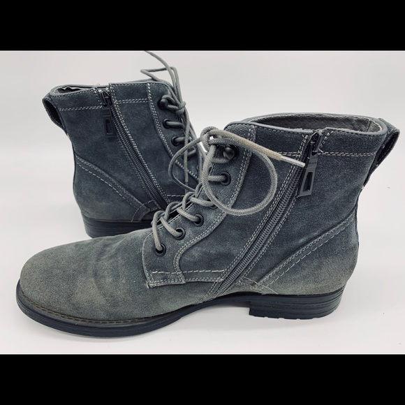 Blondo Peter Dark Grey Boots Waterproof Suede 10.5 - Picture 6 of 8